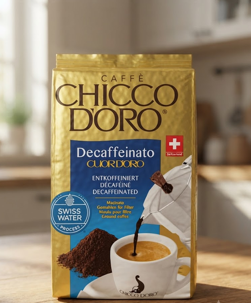 Кава мелена Chicco d'Oro Decaffeinato 250 г 100% арабіка без кофеїну середнє обсмаження - Фото 7 Кава мелена Chicco d'Oro Decaffeinato 250 г 100% арабіка без кофеїну середнє обсмаження - зображення 7