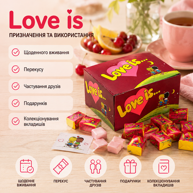 Жувальна гумка Kent зі смаком вишні та лимона 100 шт фруктова жуйка у кубиках з вкладишами - Фото 2 Жувальна гумка Kent зі смаком вишні та лимона 100 шт фруктова жуйка у кубиках з вкладишами - зображення 2