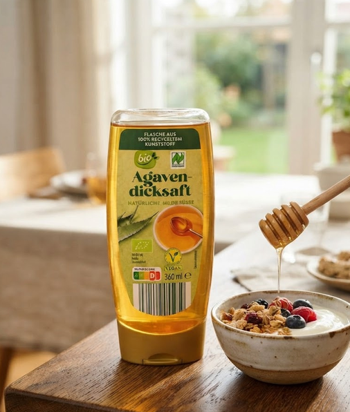 Сироп агавы S&L Bio Agavendicksaft органический 360 мл натуральный подсластитель заменитель сахара для напитков выпечки и десертов Vegan - Фото 7 Сироп агавы S&L Bio Agavendicksaft органический 360 мл натуральный подсластитель заменитель сахара для напитков выпечки и десертов Vegan - изображение 7