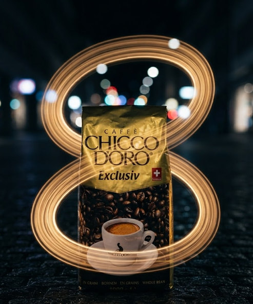 Зерновой кофе Chicco d'Oro Exclusiv 1 кг натуральный купаж арабики и робусты средней обжарки - Фото 10 Зерновой кофе Chicco d'Oro Exclusiv 1 кг натуральный купаж арабики и робусты средней обжарки - изображение 10