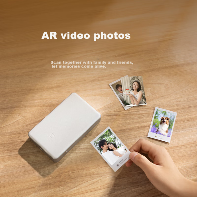 MI [Новинка] Карманный фотопринтер Mijia Pocket Photo Printer Pro, видео и фотографии с дополненной реальностью, мгновенная печать, портативная камера, печать высокого разрешения, простота использования, быстрые результаты. - изображение 5