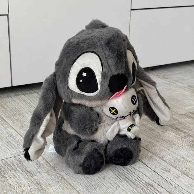 Мягкая плюшевая игрушка Серый Стич (Stitch) с куклой Скрамп, пушистый инопланетянин Лило и Стич Дисней (Disney) - Фото 2 Мягкая плюшевая игрушка Серый Стич (Stitch) с куклой Скрамп, пушистый инопланетянин Лило и Стич Дисней (Disney) - изображение 2
