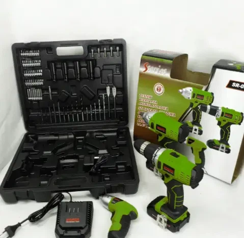 Набор аккумуляторных инструментов BOXER SR032 3в1 24 В с двумя аккумуляторами шуруповерт дрель ударный гайковерт аккумуляторная отвертка в кейсе - изображение 5