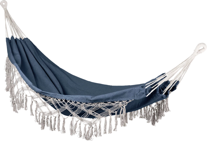 Huśtawka ogrodowa Luverno Boho Sois XXL Granatowa (L-42102) - Zdjęcie 1 Huśtawka ogrodowa Luverno Boho Sois XXL Granatowa (L-42102) - obraz 1