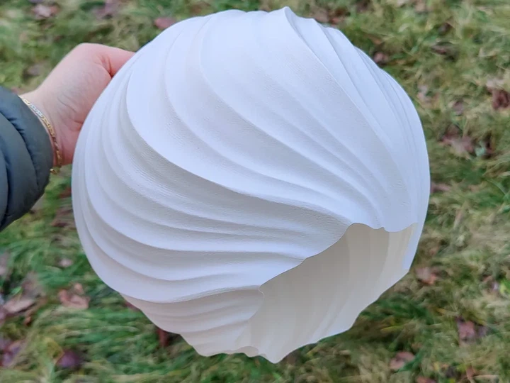 Підвісний абажур Swirl, E27, режим вази - зображення 2