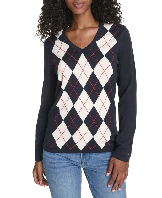 Женский свитер Tommy Hilfiger кофта 1159863327 (Синий S) - изображение 3