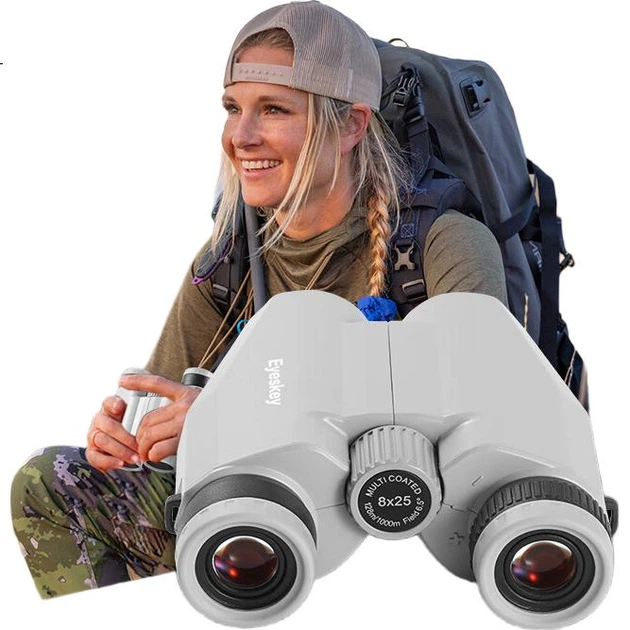Бинокль Eyeskey 8x25 компактный с высокой четкостью, для театра и концертов - Фото 3 Бинокль Eyeskey 8x25 компактный с высокой четкостью, для театра и концертов - изображение 3