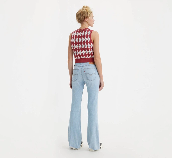 Расклешенные женские джинсы Levi's 726 с высокой посадкой 1159817645 (Голубой W32 L30) - Фото 3 Расклешенные женские джинсы Levi's 726 с высокой посадкой 1159817645 (Голубой W32 L30) - зображення 3