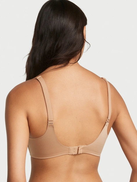 Женский комплект белья Victoria's Secret лиф Push-Up и трусики брифы 1161236733 (Бежевый 38B/L) - изображение 3