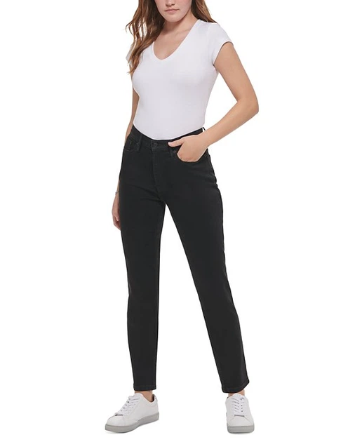 Женские джинсы Calvin Klein High Rise Slim Petite 1159816016 (Черный 25) - Фото 4 Женские джинсы Calvin Klein High Rise Slim Petite 1159816016 (Черный 25) - изображение 4