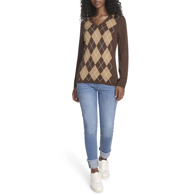 Женский свитер Tommy Hilfiger кофта 1159863323 (Коричневый M) - Фото 4 Женский свитер Tommy Hilfiger кофта 1159863323 (Коричневый M) - изображение 4
