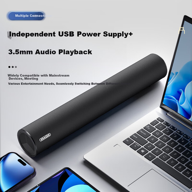 Портативная колонка Lenovo Yinenzhe с сабвуфером 6W - Фото 3 Портативная колонка Lenovo Yinenzhe с сабвуфером 6W - изображение 3