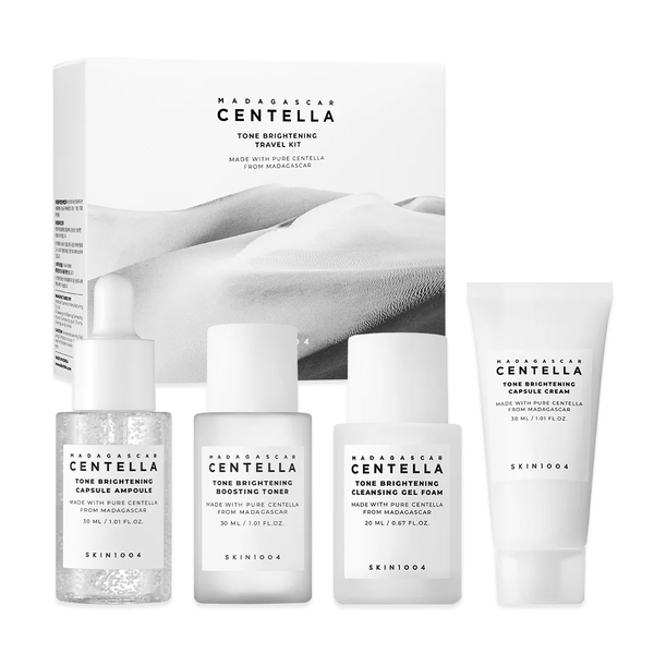 Набор SKIN1004 Madagascar Centella Tone Brightening Travel Kit для выравнивания тона и сияния кожи 110 мл - изображение 3