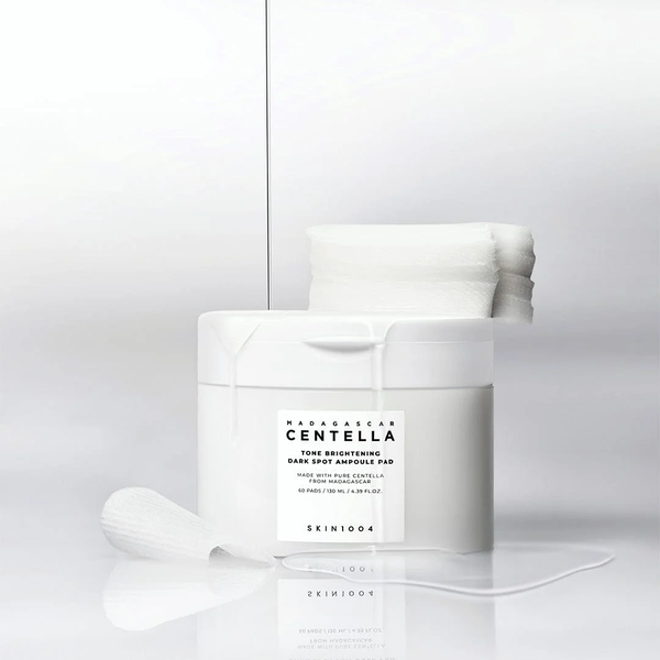 Тонер-пэды SKIN1004 Madagascar Centella Tone Brightening Dark Spot Ampoule Pad осветляющие 60 шт - изображение 3