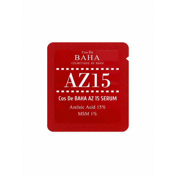 Сироватка для обличчя з азелеїновою кислотою 15% 1,5 мл COS DE BAHA AZ15 Serum Sample (S_AZ15) 1.5ml - Фото 1 Сироватка для обличчя з азелеїновою кислотою 15% 1,5 мл COS DE BAHA AZ15 Serum Sample (S_AZ15) 1.5ml - зображення 1