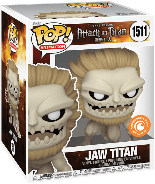 Фигурка Funko Pop! Animation: Attack on Titan (Атака титанов) — #1511 Супер Челюстной Титан (Super Jaw Titan) - Фото 1 Фигурка Funko Pop! Animation: Attack on Titan (Атака титанов) — #1511 Супер Челюстной Титан (Super Jaw Titan) - изображение 1