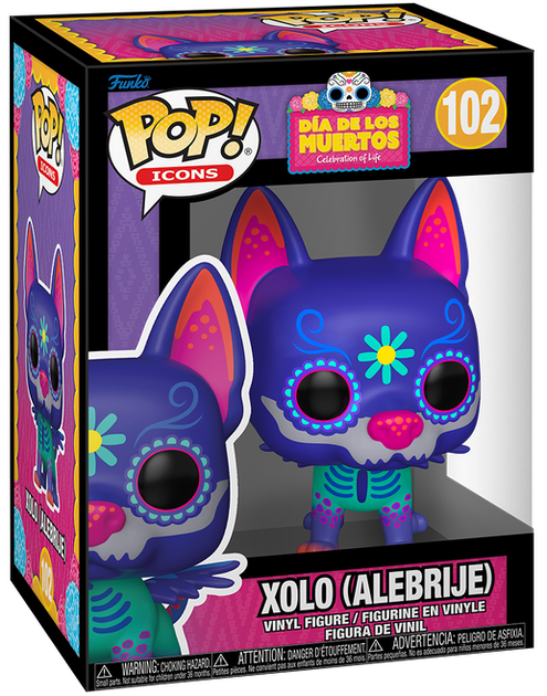 Фигурка Funko Pop! DIADOS DE LOS MUERTOS: Day of the Dead — #102 Xolo (Alebrije), Шоло (Алебрихе) - Фото 1 Фигурка Funko Pop! DIADOS DE LOS MUERTOS: Day of the Dead — #102 Xolo (Alebrije), Шоло (Алебрихе) - изображение 1