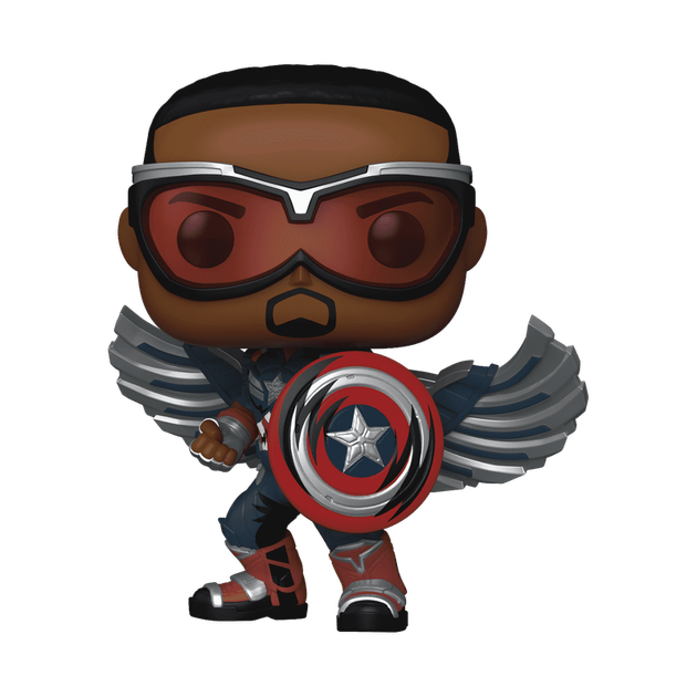Фигурка Funko Pop MARVEL — #1337 Captain America (Sam Wilson) (Comic Deco), Капитан Америка (Сэм Уилсон) (Комикс-стилизация) - изображение 2