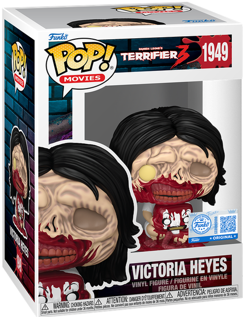 Фігурка Funko Pop! Movies: Terrifier — #1949 Вікторія Гейс (Victoria Heyes) - Фото 1 Фігурка Funko Pop! Movies: Terrifier — #1949 Вікторія Гейс (Victoria Heyes) - зображення 1