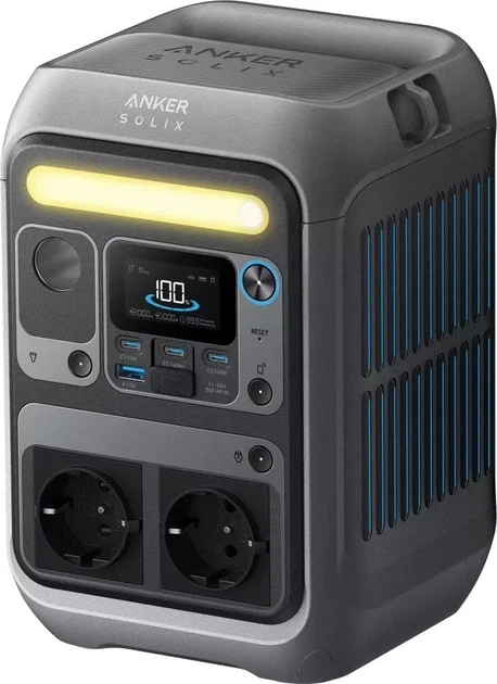 Зарядна станція Anker Solix C300X / 300 Вт / 288 Вт⋅год / LiFePO4 + сонячна панель PS60 (B1723311) - Фото 4 Зарядна станція Anker Solix C300X / 300 Вт / 288 Вт⋅год / LiFePO4 + сонячна панель PS60 (B1723311) - зображення 4