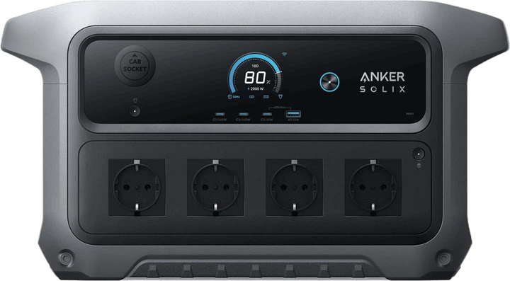 Зарядная станция Anker SOLIX C2000 Gen2 2400 Вт / 2048 Вт⋅ч / LiFePO4 (A17833A1) - Фото 2 Зарядная станция Anker SOLIX C2000 Gen2 2400 Вт / 2048 Вт⋅ч / LiFePO4 (A17833A1) - изображение 2