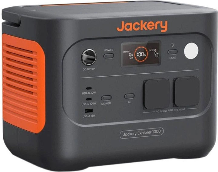 Зарядная станция Jackery Explorer 1000 v2 / 1500 Вт / 1070 Вт⋅ч / LiFePO4 (21-0001-000221) - Фото 3 Зарядная станция Jackery Explorer 1000 v2 / 1500 Вт / 1070 Вт⋅ч / LiFePO4 (21-0001-000221) - изображение 3