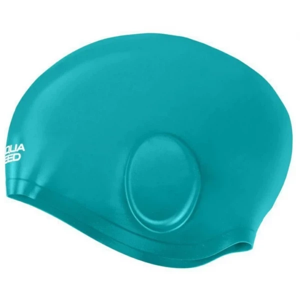 Шапка для плавания Aqua Speed Ear Cap Volume Бирюзовый (1000-284-11) - Фото 2 Шапка для плавания Aqua Speed Ear Cap Volume Бирюзовый (1000-284-11) - изображение 2