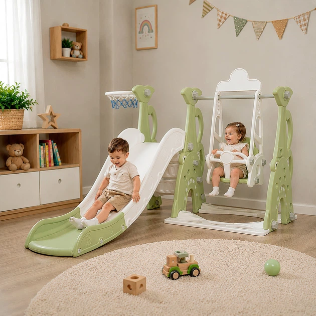 Игровой комплекс Mealux Bruce Green (KD-B012-2 Green) - изображение 3