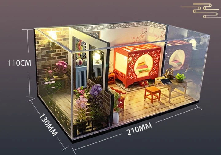 Румбокс Кімната в китайському стилі Інтер'єрний конструктор Roombox MD-22 + купол - Фото 8 Румбокс Кімната в китайському стилі Інтер'єрний конструктор Roombox MD-22 + купол - изображение 8