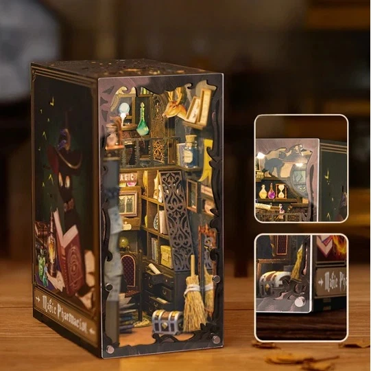 Бук Нук Магічний фармацевт Book Nook Magic Pharmacist SZ05 - изображение 3
