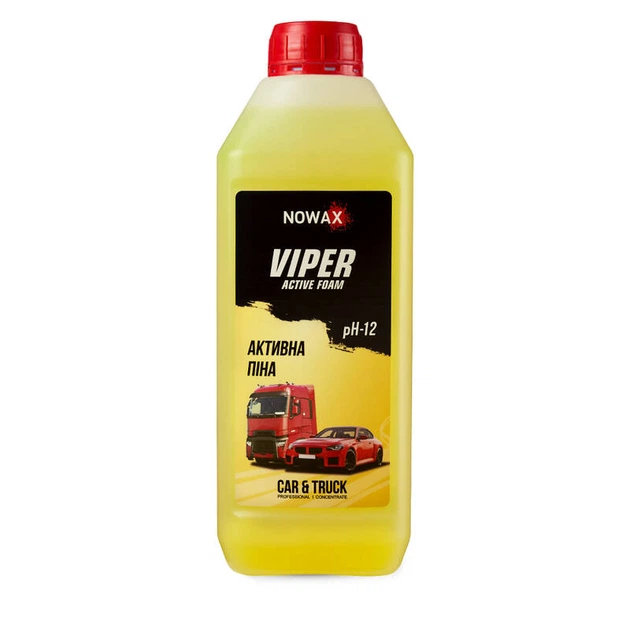 Піна активна суперконцентрат для безконтакт.мийки Nowax Viper Active Foam, 1L - Фото 1 Піна активна суперконцентрат для безконтакт.мийки Nowax Viper Active Foam, 1L - изображение 1