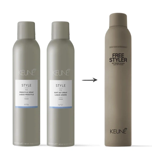 Лак для волосся Keune середньої фіксації 360° Freestyler Spray 300 мл - зображення 2