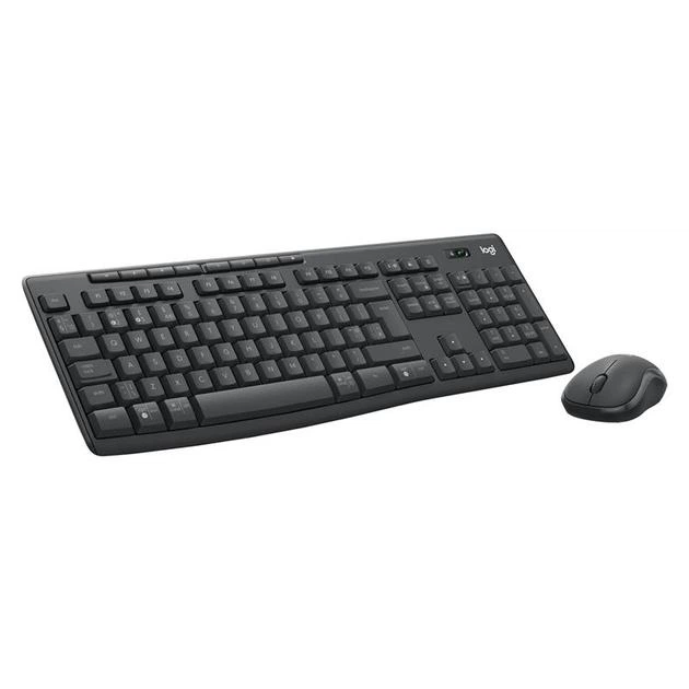 Комплект периферии Logitech Беспроводная USB Клавиатура и мышь Черный (MK370) - изображение 2