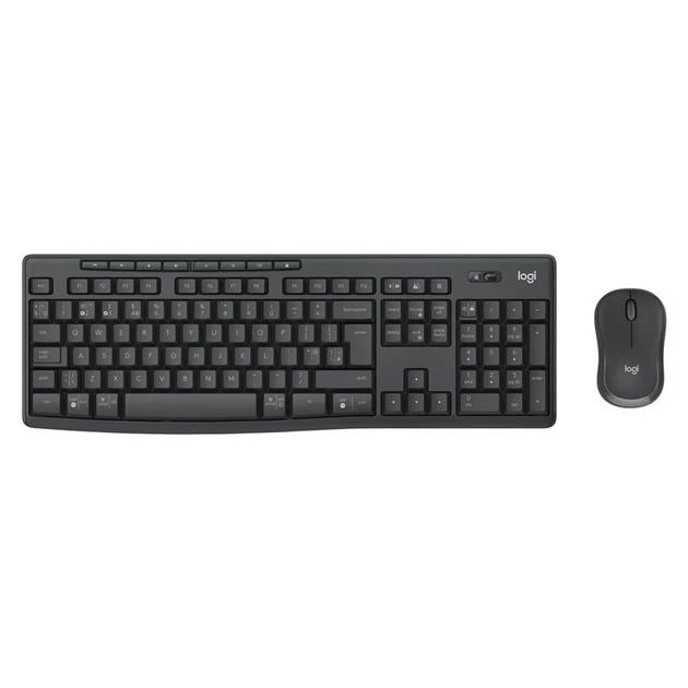 Комплект периферии Logitech Беспроводная USB Клавиатура и мышь Черный (MK370) - изображение 3