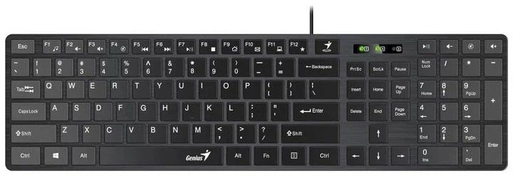 Комплект клавиатуры и мыши Genius SlimStar USB Черный (C-126) - изображение 9