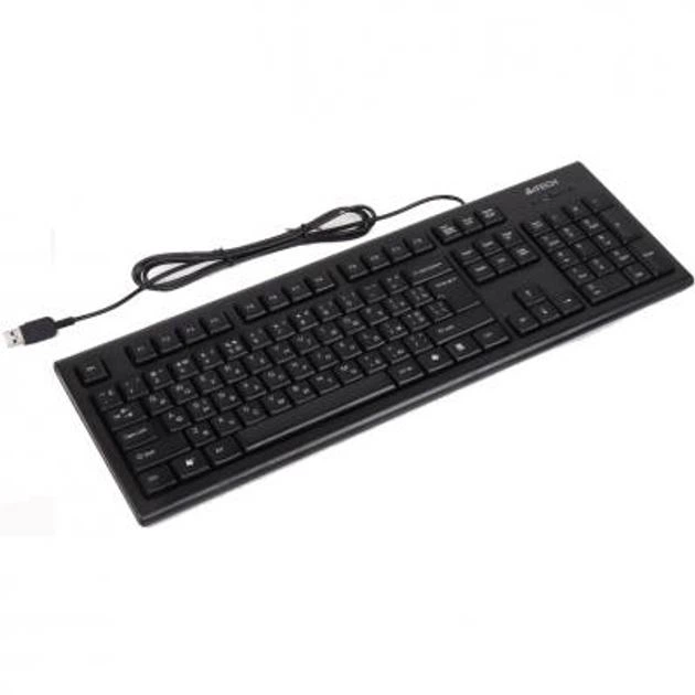 Комплект клавиатуры и мыши A4tech оптическая мышь USB черный (KR-8572) - Фото 6 Комплект клавиатуры и мыши A4tech оптическая мышь USB черный (KR-8572) - изображение 6