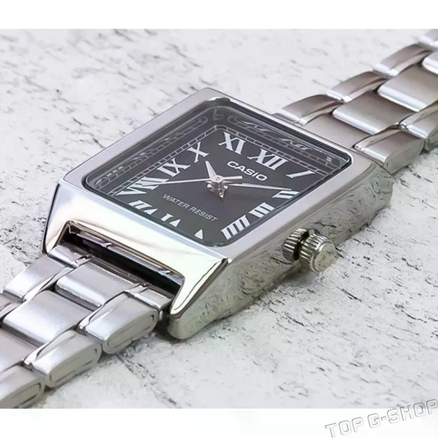 Женские часы Casio LTP-V007D-1B чёрный циферблат - изображение 4