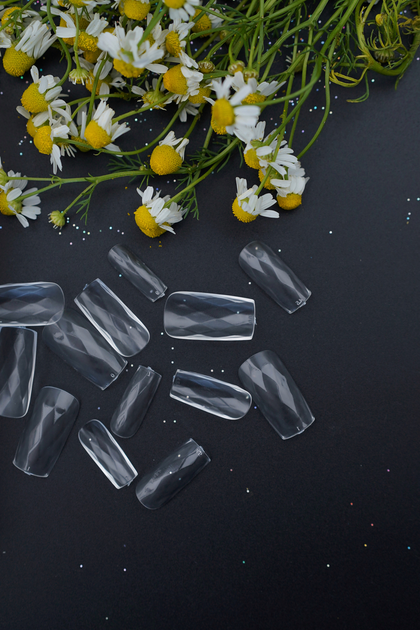Гелевые типсы (120шт), Дизайнер 3D Diamond Fast Gel Tips DF4 Square для наращивания ногтей - Фото 3 Гелевые типсы (120шт), Дизайнер 3D Diamond Fast Gel Tips DF4 Square для наращивания ногтей - изображение 3