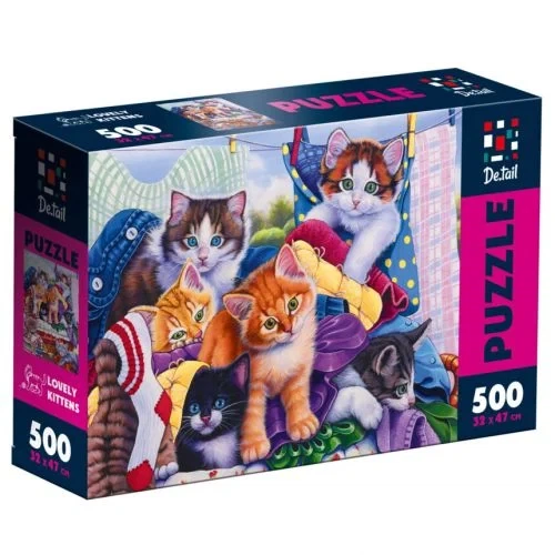 Пазлы Vladi Toys Милые котята 500 деталей - изображение 3