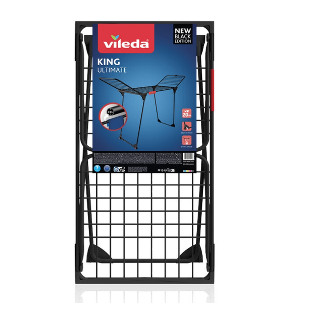 Сушилка для одежды напольная Vileda King Ultimate Black (174096) - изображение 2