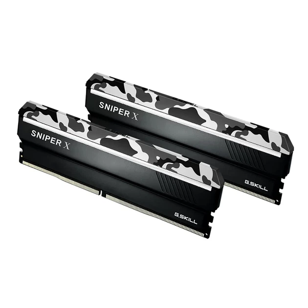 Модуль пам'яті G.SKILL Sniper X DDR4-3200 16GB (2x8GB) CL16-18-18-38 (F4-3200C16D-16GSXFB) - Фото 1 Модуль пам'яті G.SKILL Sniper X DDR4-3200 16GB (2x8GB) CL16-18-18-38 (F4-3200C16D-16GSXFB) - зображення 1