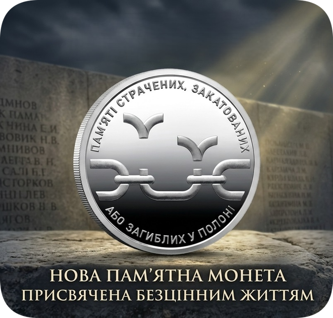 Монета посвящена Памяти казненных, замученных или погибших в плену - в капсуле 2026 - изображение 3