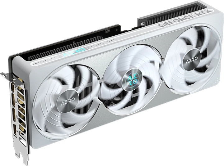 Відеокарта Gigabyte PCI-Ex GeForce RTX 5080 Aero OC SFF 16GB GDDR7 (GV-N5080AERO OC-16GD) - зображення 3