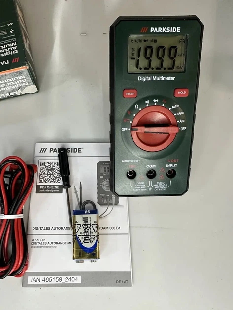 Цифровий мультиметр Parkside® Pdam 300 B1 (COPY) - изображение 5