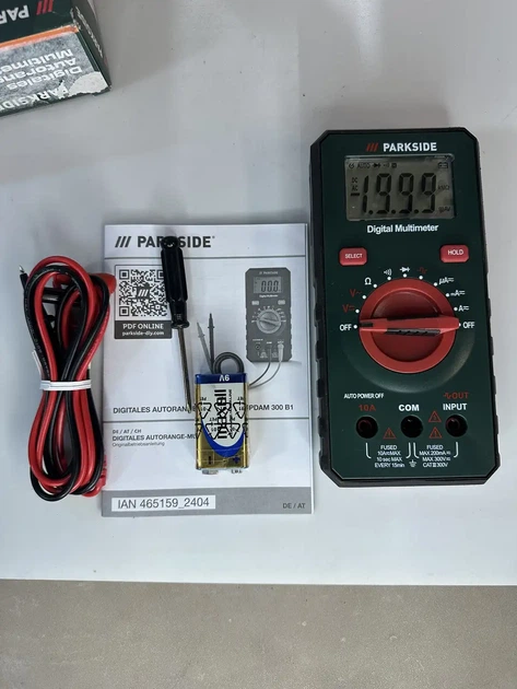 Цифровий мультиметр Parkside® Pdam 300 B1 (COPY) - изображение 6