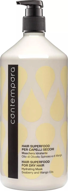 Маска зволожуюча Contempora з маслом обліпихи і манго Hydrating Mask 1000 мл - Фото 1 Маска зволожуюча Contempora з маслом обліпихи і манго Hydrating Mask 1000 мл - изображение 1