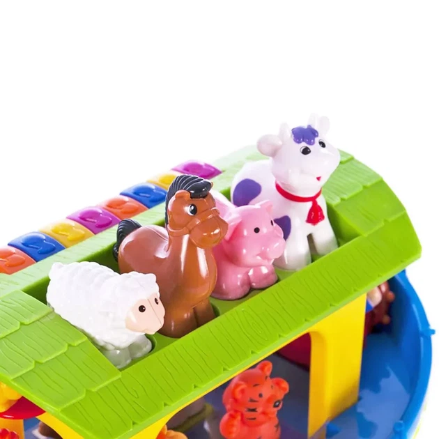 Игровой набор Kiddi Smart Ковчег Ноя украинский язык (063404) - Фото 5 Игровой набор Kiddi Smart Ковчег Ноя украинский язык (063404) - изображение 5