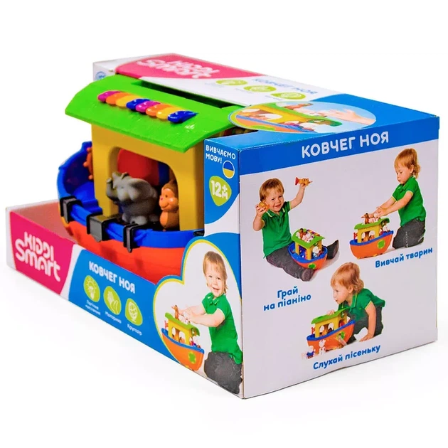 Игровой набор Kiddi Smart Ковчег Ноя украинский язык (063404) - Фото 10 Игровой набор Kiddi Smart Ковчег Ноя украинский язык (063404) - изображение 10
