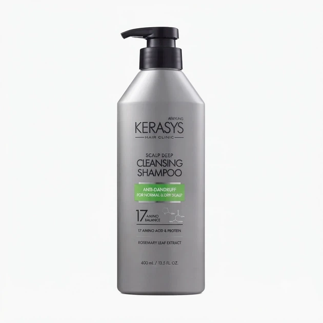 Шампунь для нормальної та сухої шкіри голови KeraSys Hair Clinic Dry Scalp Deep Cleansing 400мл - Фото 1 Шампунь для нормальної та сухої шкіри голови KeraSys Hair Clinic Dry Scalp Deep Cleansing 400мл - изображение 1