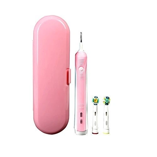 Футляр для электрической зубной щетки Oral B Braun Philips Pecham XIAOMI Универсальный подходит для электрощетки орал б на 2 насадки дорожный кейс на щетку филипс Розовый Dental Man Case Pink - изображение 5